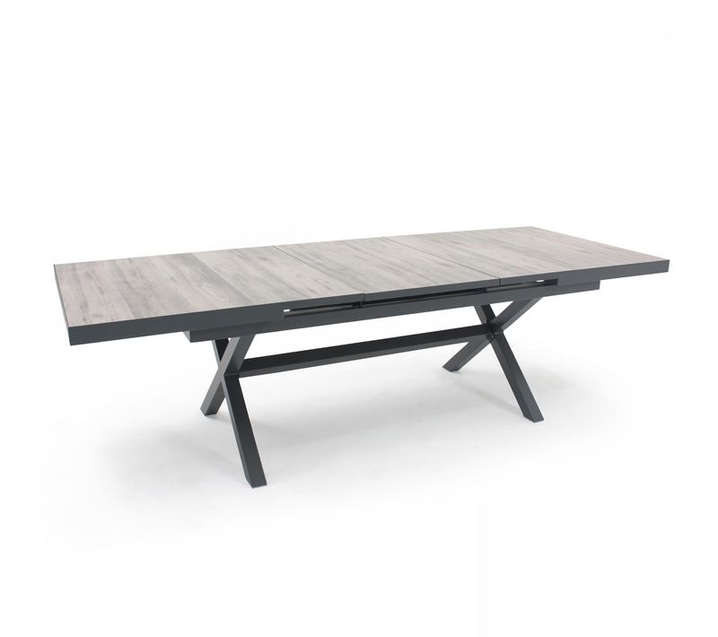 Table Extensible 10 Places En Céramique Et Aluminium Tivoli