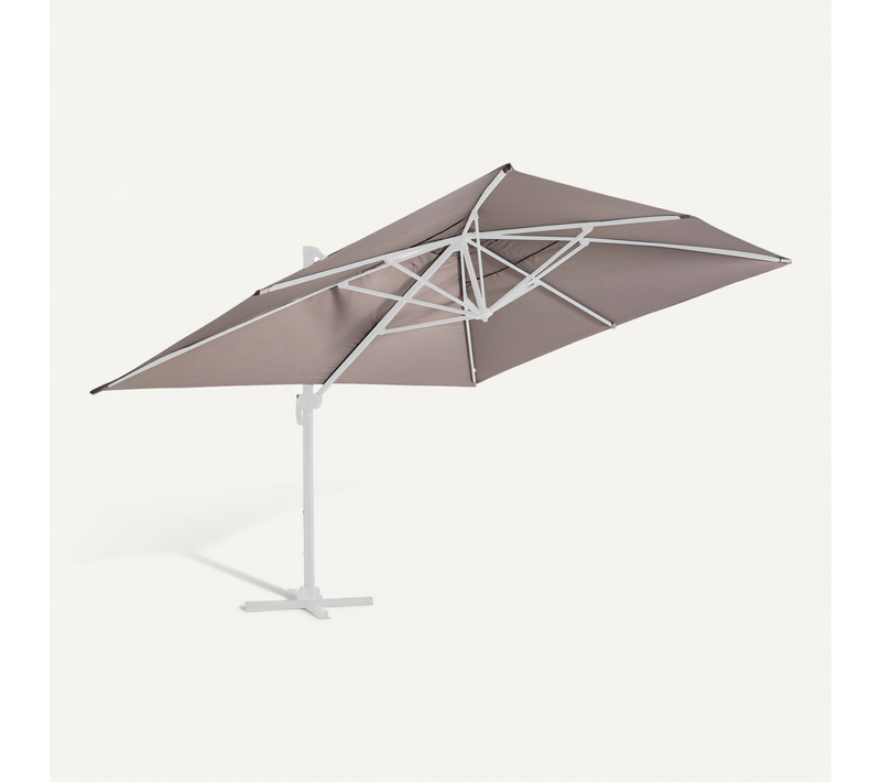 Toile Pour Parasol Déporté 4x3m Taupe Caserta