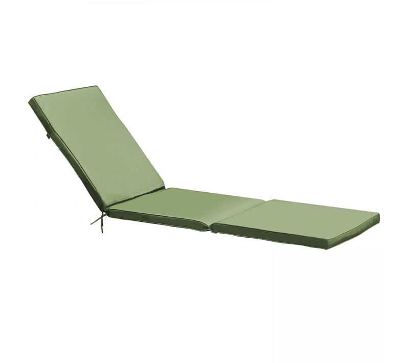 Coussin Bain De Soleil Polyester Vert Cactus 186x53x5 Cm Picchu