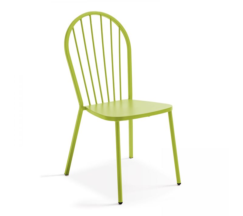 Chaise Bistrot En Métal Vert