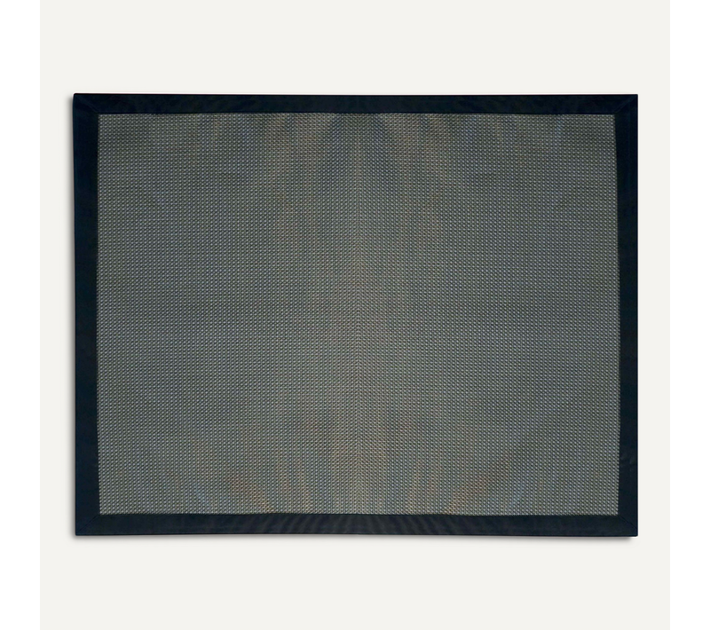 Tapis Barbecue Et Plancha En Pvc Noir 150 X 120 Cm Solys