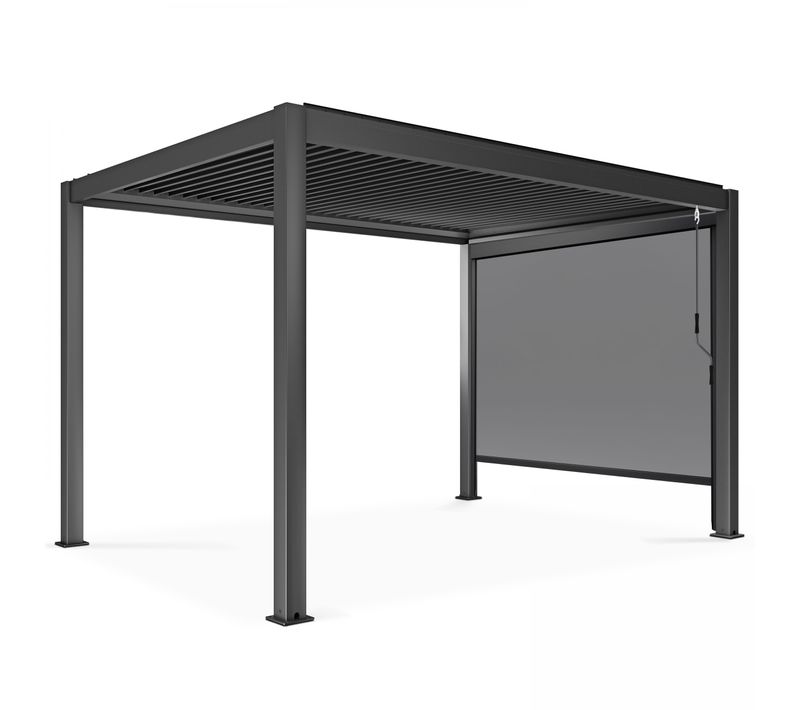 Pergola Bioclimatique 3x4m Autoportée Avec 1 Store 2,66 X 2,34 M Athenes