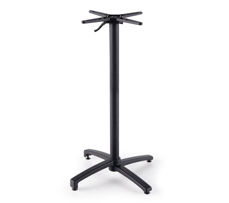 Pied Pour Table Avec Système Inclinable 108 Cm En Aluminium Noir Klipo