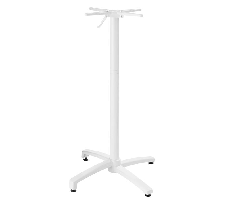 Pied Pour Table Avec Système Inclinable 108cm En Aluminium Blanc Klipo