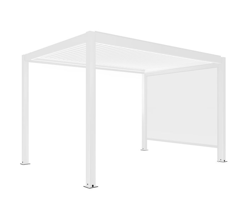 Pergola Bioclimatique Autoportée Motorisée Éclairée 3x4m 1 Store