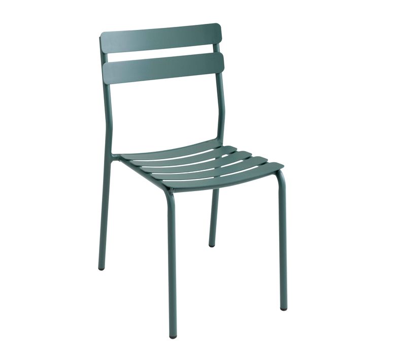 Chaise De Terrasse En Aluminium Vert Foncé Almada
