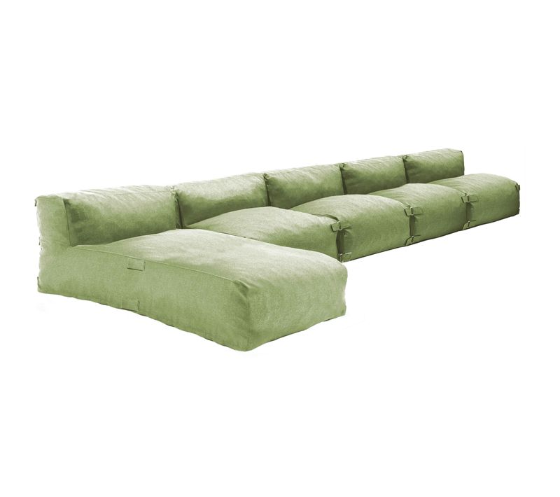 Salon De Jardin Modulable 5 Places Vert Cactus Mixi