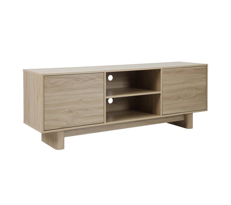 Meuble TV 160 Cm Scandinave Bois Clair Bowy