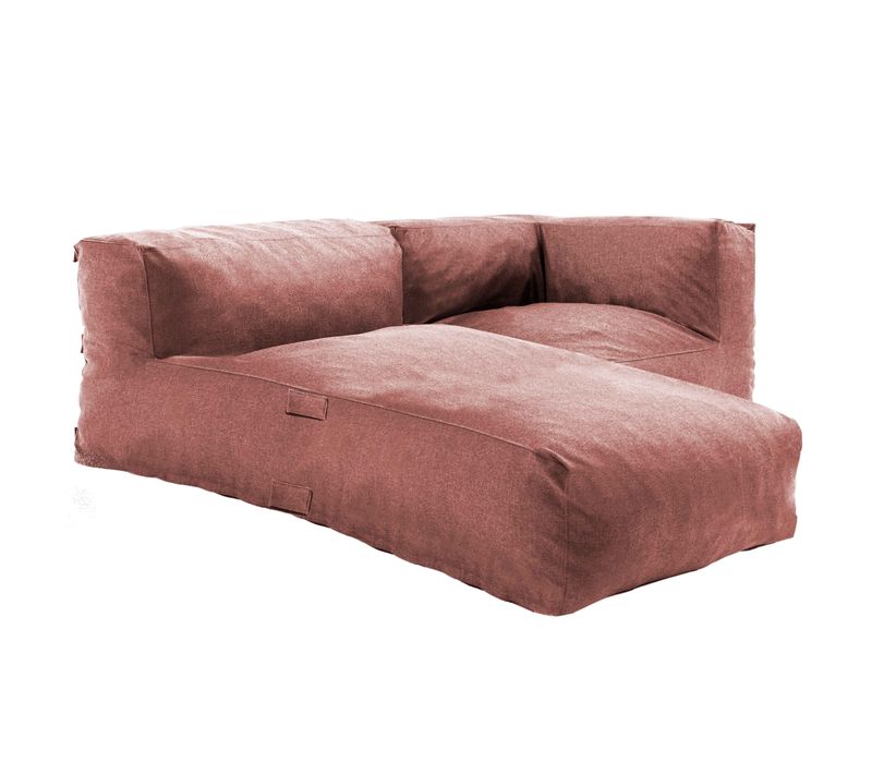 Salon De Jardin Un Fauteuil D'angle Et Une Méridienne Terracotta Mixi