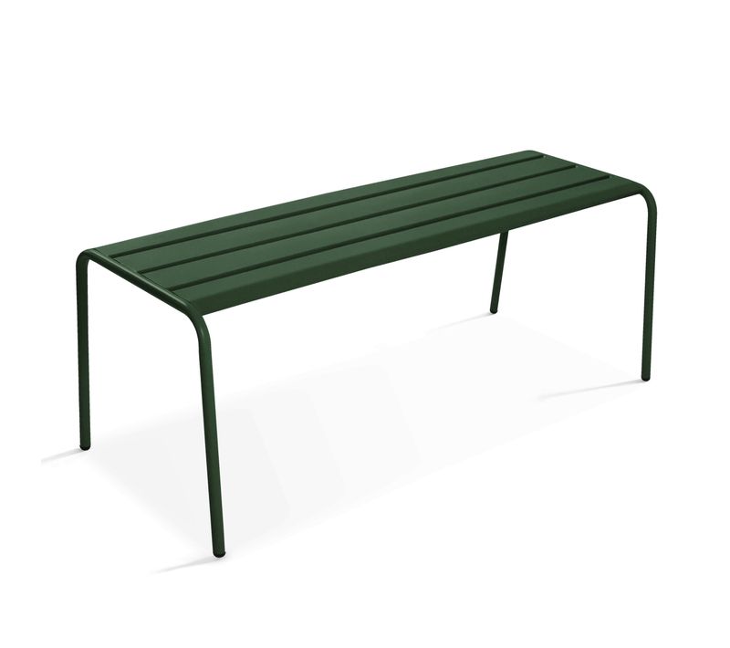 Banc De Jardin En Acier Vert Forêt Palavas