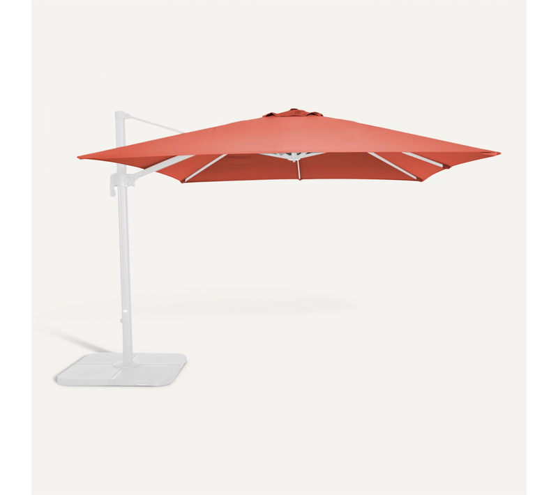 Toile Pour Parasol Déporté 3x3m Terracotta Malaga