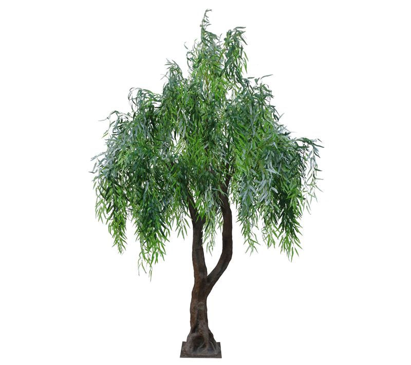 Saule Pleureur Artificiel Premium 300 Cm Vert Oiko