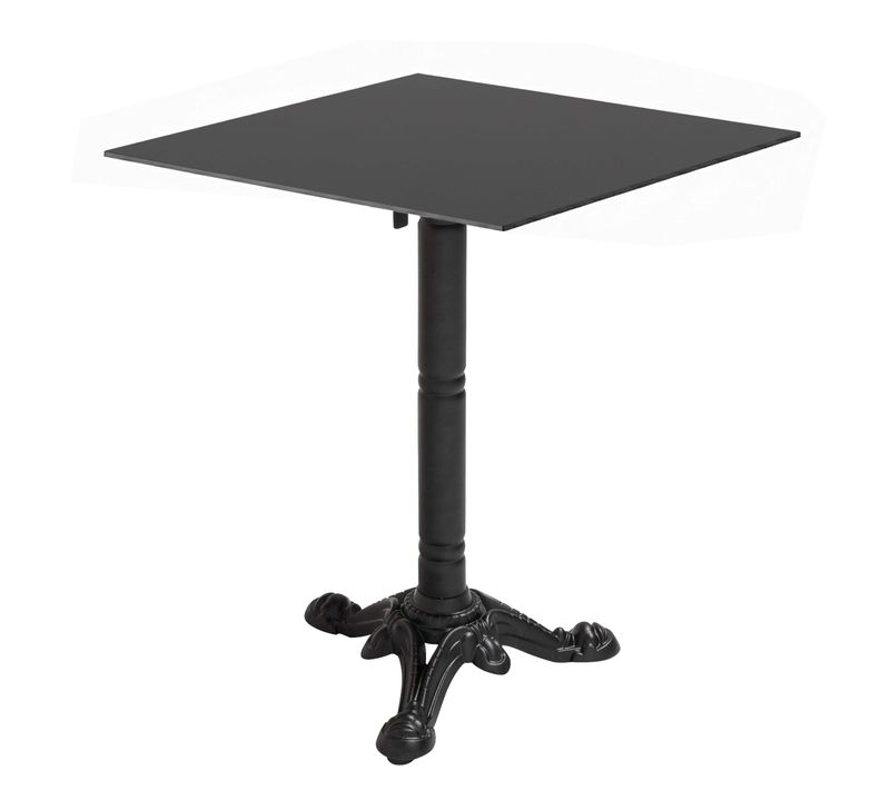 Table Bistrot De Jardin Carrée Inclinable 60 Cm 4 Places Ardoise Opera
