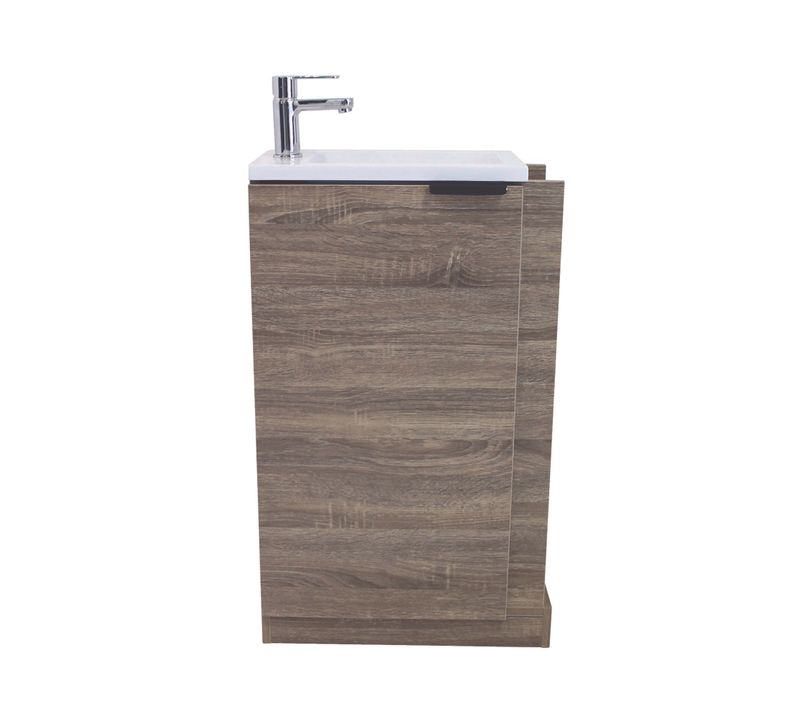 Lave-mains Woody - 57cm - Bois - Mélaminé - Livré En Kit