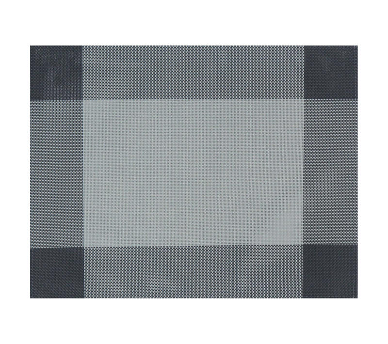 Set De Table Plastique Lavable - 30x45 Cm - Gris