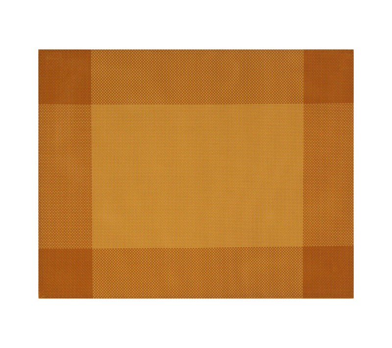 Set De Table Plastique Lavable - 30x45 Cm - Jaune