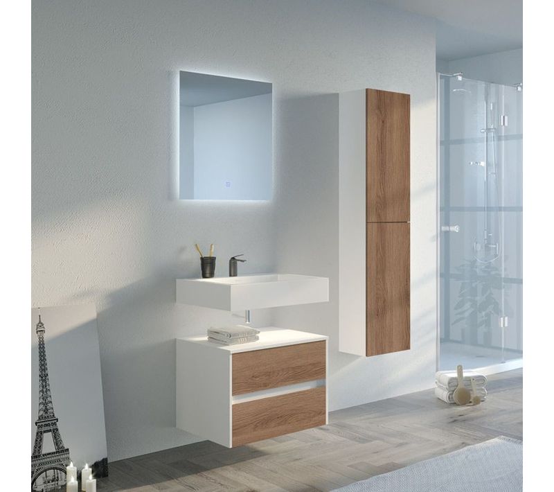 Meuble De Salle De Bain Visenza 600 Sv-b