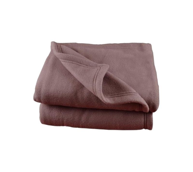 Couverture Polaire 220 X 240 Cm Chocolat