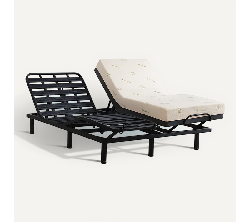 Ensemble Literie Électrique Orthoflex Et Matelas Relaxation 160x200 Cm