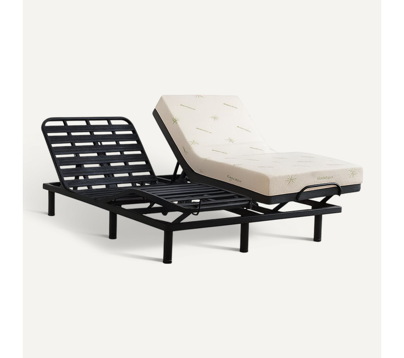 Ensemble Literie Électrique Orthoflex Et Matelas Relaxation 140x200 Cm