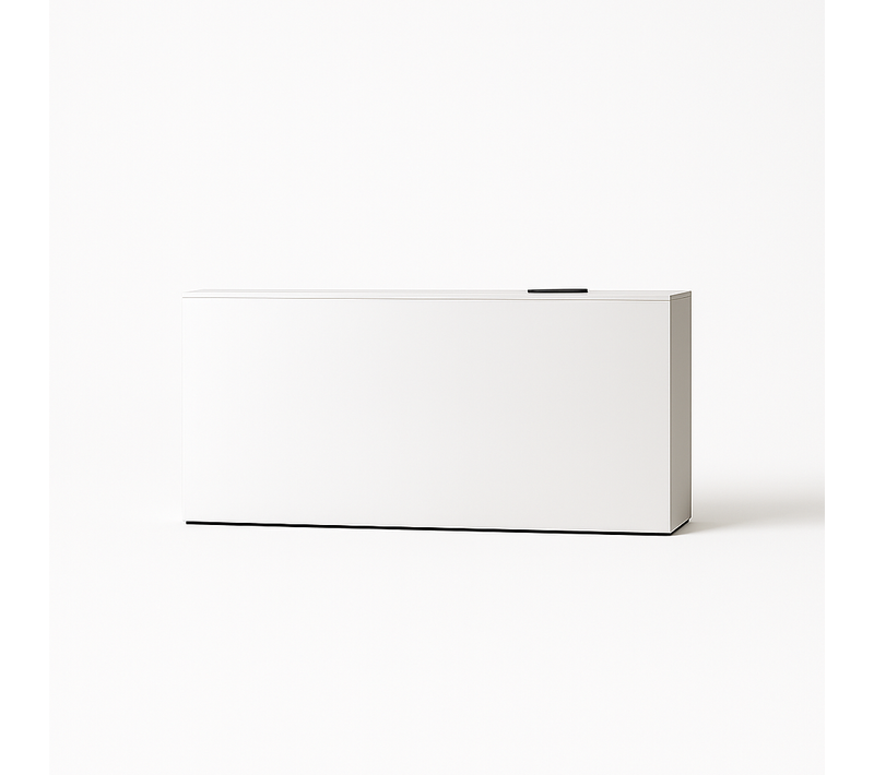 Console TV 2 En 1 - Design : Bois Blanc - Meuble TV Escamotable Avec Télécommande Sans Fil
