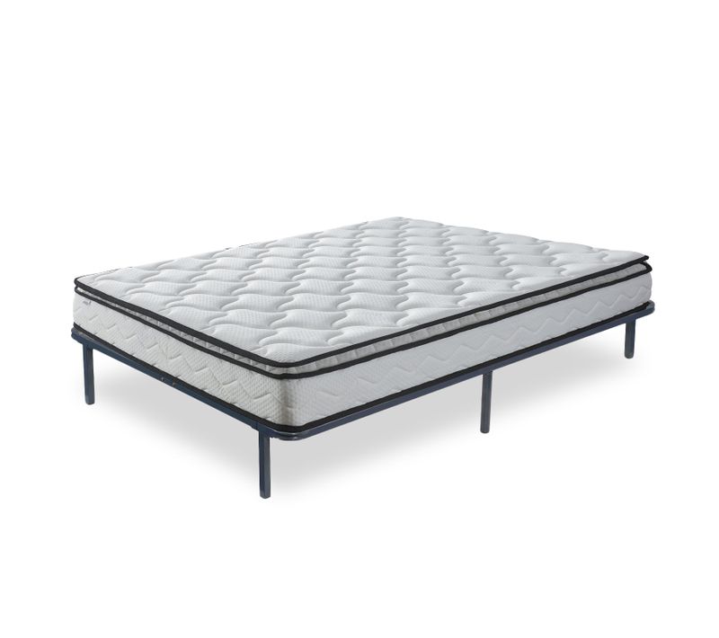 Ensemble Sommier Matelas 160 X 200 Cm - Pack César : Sommier + Matelas Accueil Mémoire De Forme