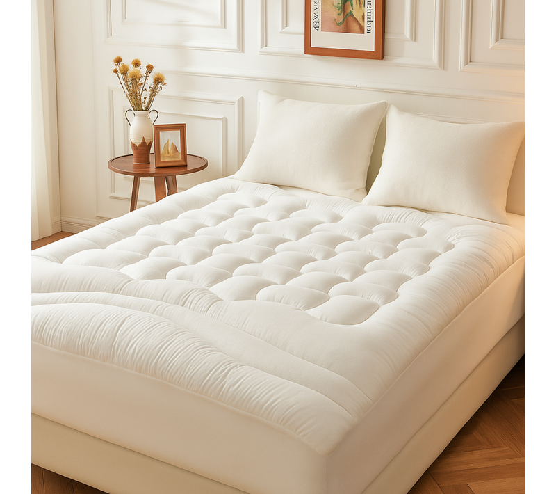 Surmatelas 140x190 Cm Conforprotect 2 En 1 - Alèse Et Protège-matelas Intégrés - 4 Cm - Imperméable