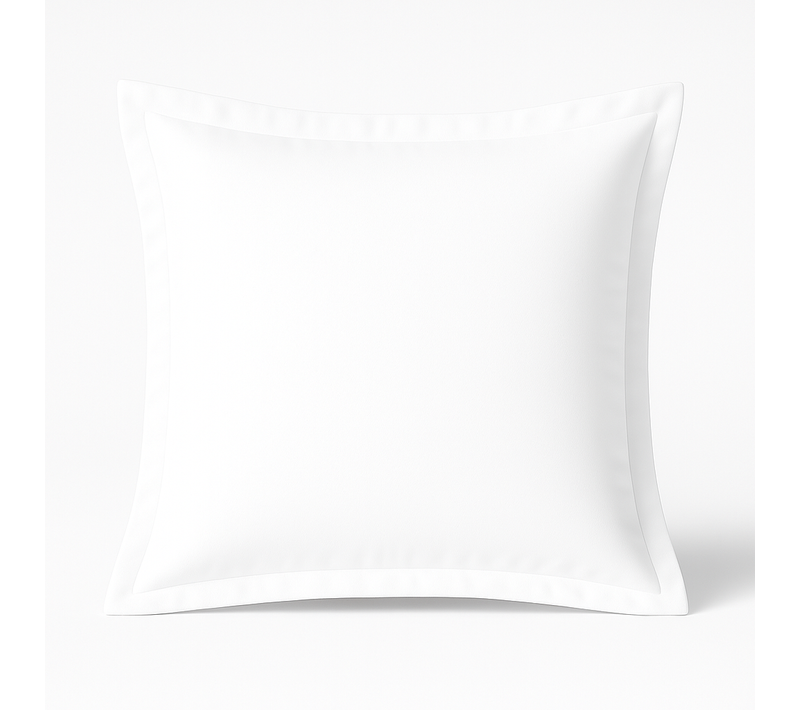 Taie D'oreiller 60x60 Cm Blanc - Confort Doux Et Respirant