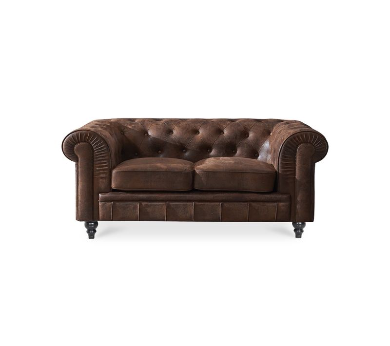 Canapé Chesterfield 2 Places Vintage