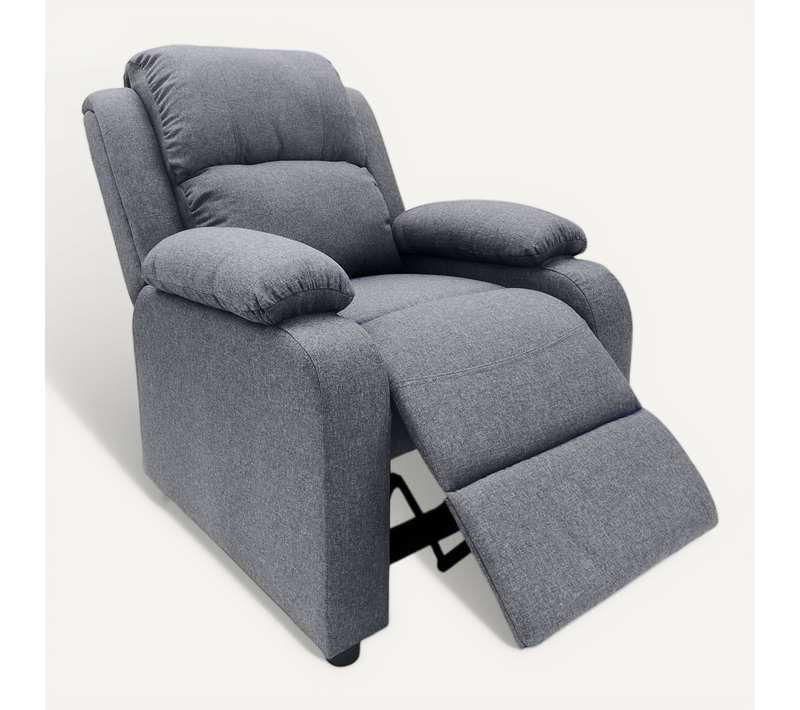 Fauteuil Relax Riga Tissu Gris