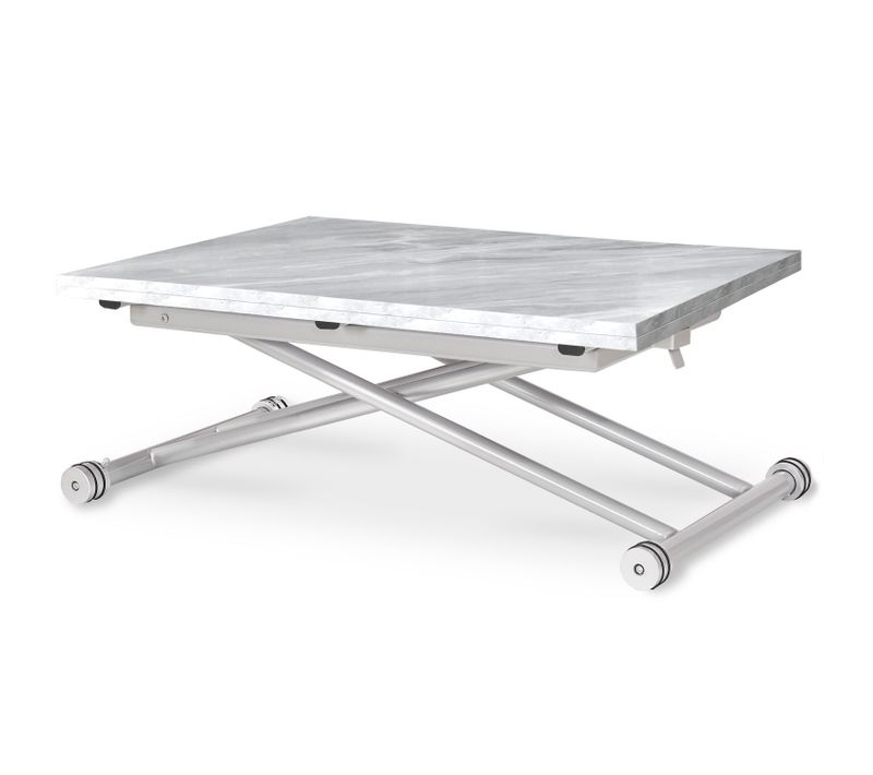 Table Basse Relevable Philadelphia Effet Marbre