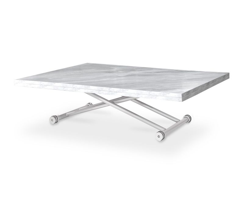 Table Basse Relevable Philadelphia XL Effet Marbre