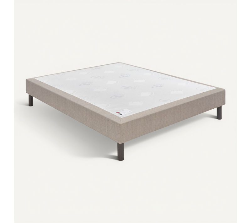 Sommier Confort Médium Nature Chiné Naturel 120x200