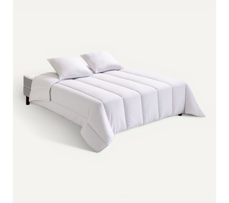 Pack Couette Tempérée 240x220 Et Oreillers 60x60