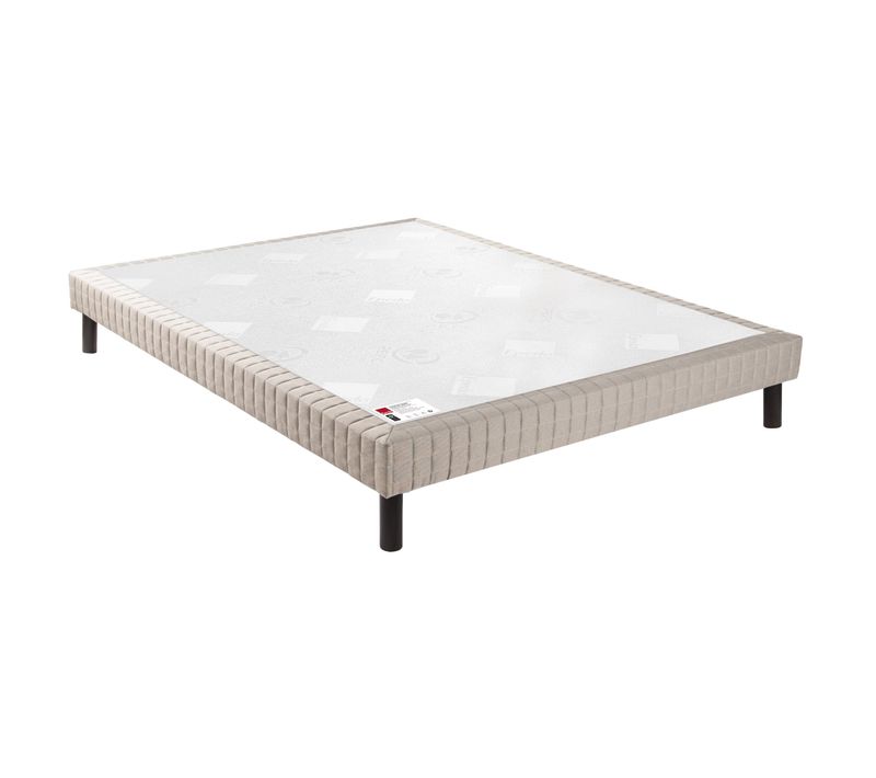 Sommier Confort Ferme Nature Jean Gris Foncé 140x190