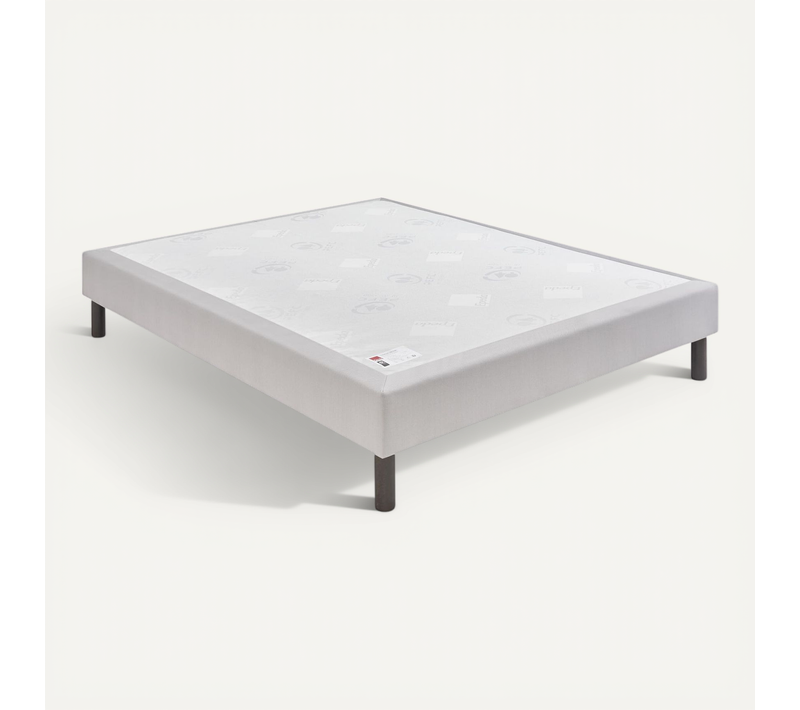 Sommier Confort Médium Nature Gris Souris 160x200