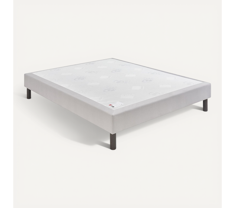 Sommier Confort Médium Nature Gris Souris 70x190