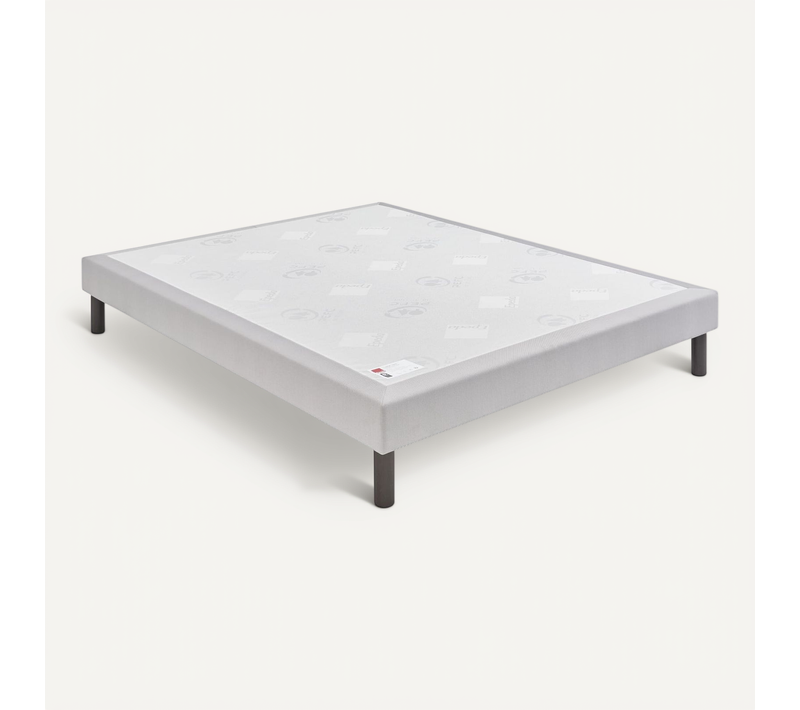 Sommier Confort Ferme Nature Gris Souris 160x200