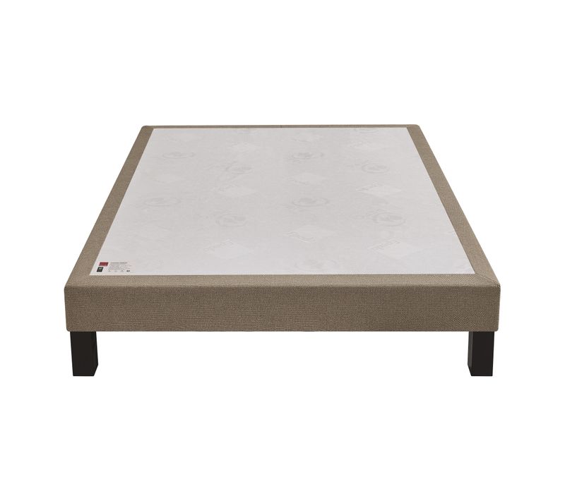 Sommier bronze 140x200 cm EPEDA BIEN-ETRE tissu