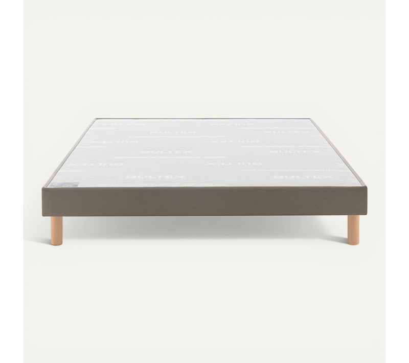 Sommier Déco Tapissier Vigoroso Moka 120x190