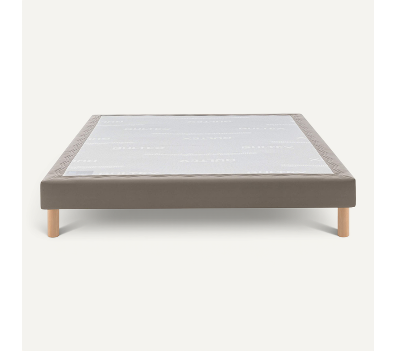 Sommier Déco Tapissier Mediano Moka 120x190