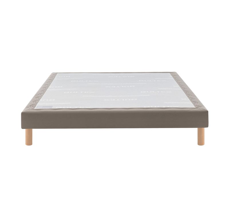Sommier Déco Tapissier Mediano Moka 2x90x200