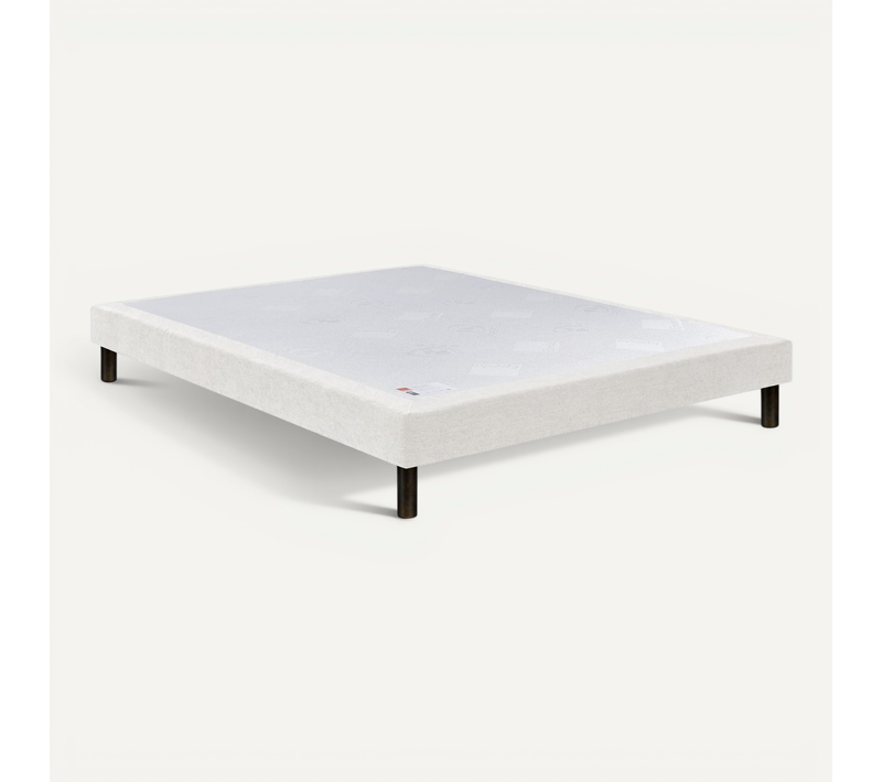 Sommier Confort Ferme Nature Chenillé Lin 140x190