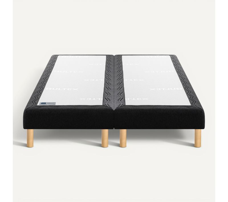 Sommier gris 2x90x200 cm BULTEX MOELLEUX