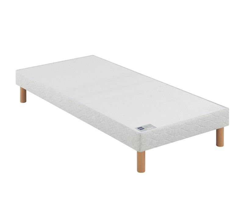 Sommier Tapissier à Lattes Recouvertes 14 Cm Power 2x90x200