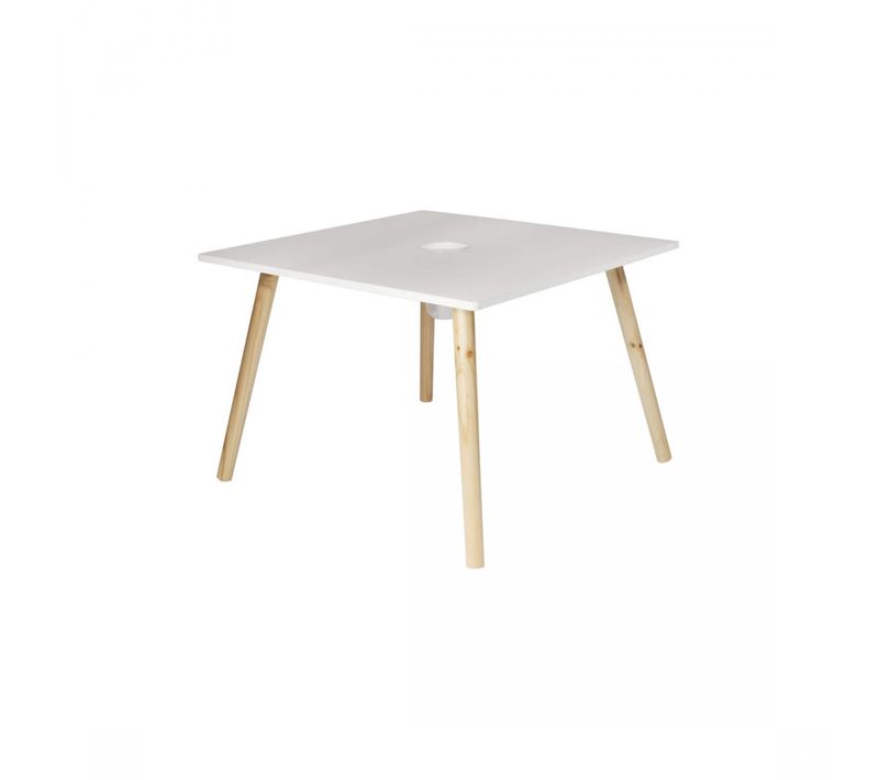 Table Carrée Enfant Avec Pot à Crayons - Drawing