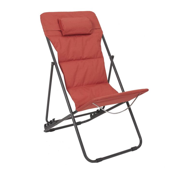 Chilienne Avec Têtière Tissu Terracotta - Malam