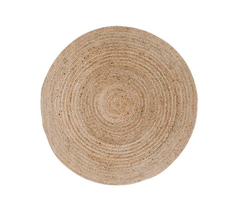 Tapis Rond Ø120cm En Fibre De Jute Naturel - Thane