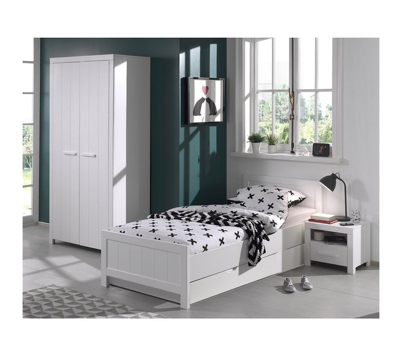 Gaston - Chambre 90x200cm + Armoire 2 Portes