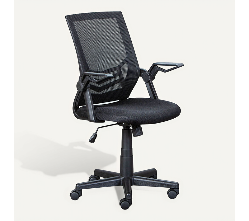 Jian - Fauteuil De Bureau Tissu Mesh Coloris Noir
